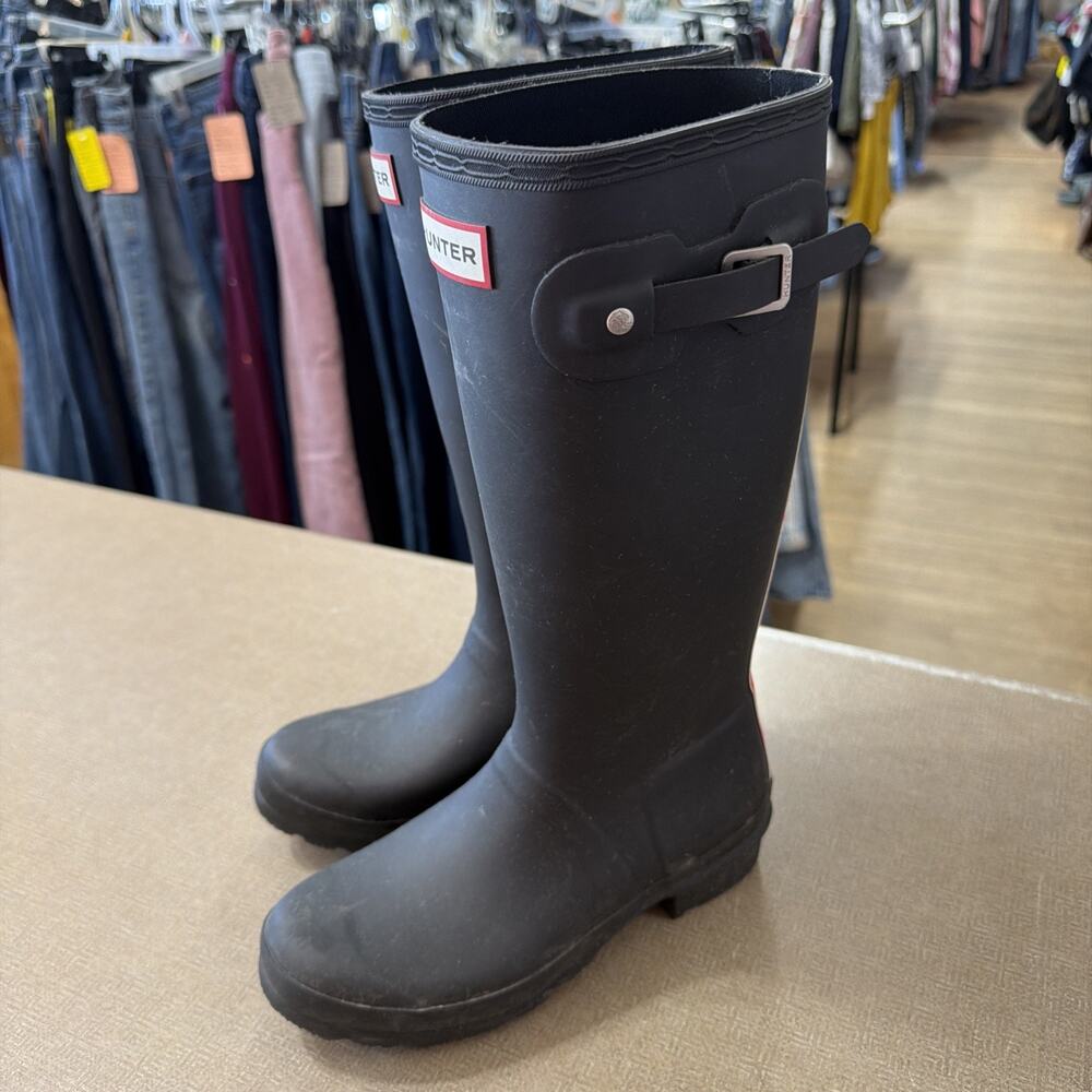 Hunter Boots Kids Original Back Stripe rain boot us4b/5g